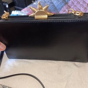 toryTory Burch Frame Mini Leather Crossbody Clutch Bag Original